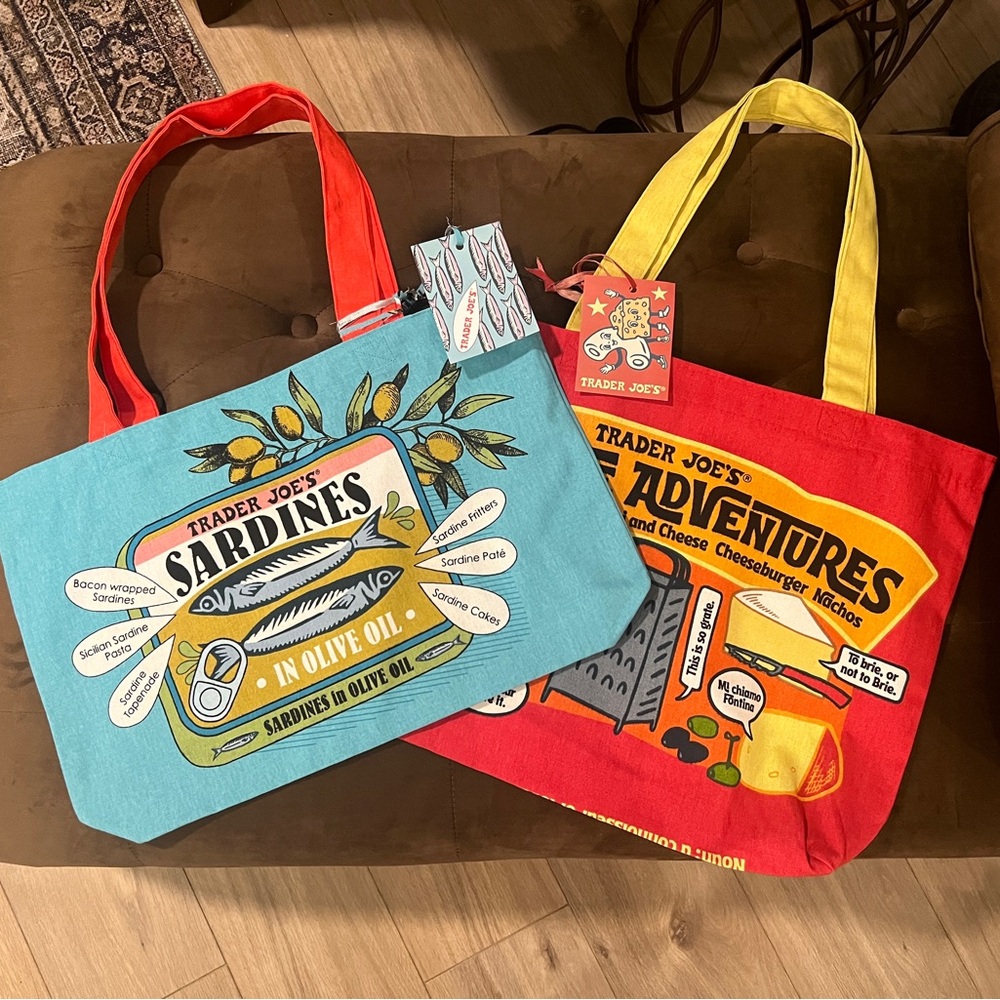 Trader Joe's Tote Bags - Set of 2